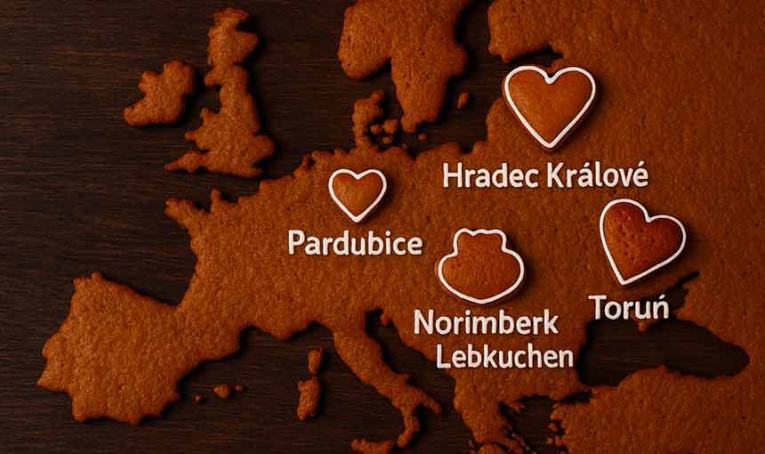  Gingerbread houses in Europe have only been popular in a few cities to date